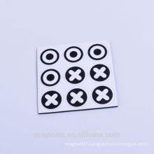 showy marks print round EVA soft fridge magnet stickers for promotional use